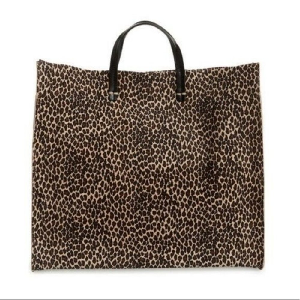 Clare V. Simple Tote Suede in Mini Cat NWT Convertible with Removable Strap - Picture 2 of 8